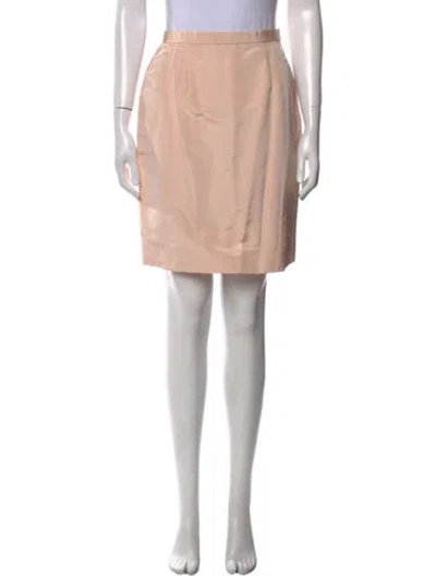 Pre-owned Oscar De La Renta Knee-length Skirt In Pink
