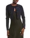Oscar De La Renta Knit Cardigan In Blue