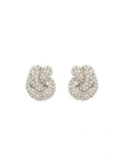 Oscar De La Renta Knot Earrings