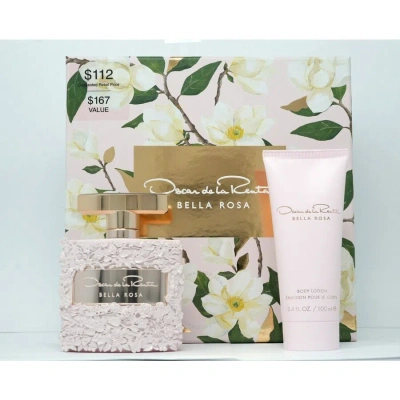 Oscar De La Renta Ladies Bella Rosa Gift Set Fragrances 085715592699 In Pink