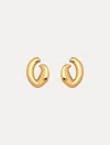 Oscar De La Renta Large O Stud Earrings