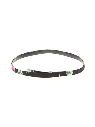 Pre-owned Oscar De La Renta Leather Belt In Black