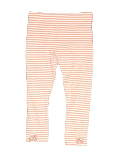 Pre-owned Oscar De La Renta Kids' Leggings In Orange