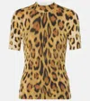 Oscar De La Renta Jaguar Knit Silk-blend Pullover In Multicoloured