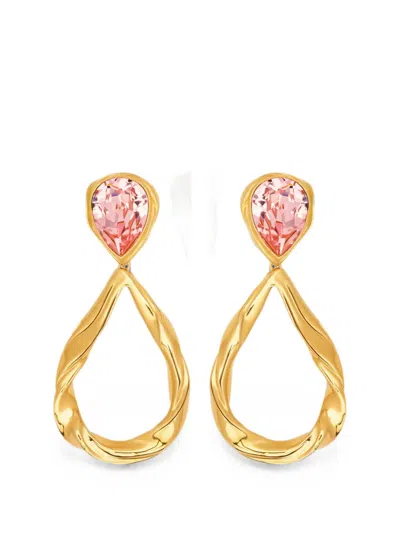 Oscar De La Renta Loop Clip-on Earrings In Multi