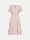 Oscar De La Renta Kariertes Tweed-minikleid In Pink