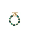 Oscar De La Renta Malachite Tennis Bracelet