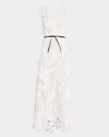 Oscar De La Renta Guipure-lace Gown In White