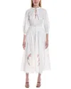 Oscar De La Renta Maxi Dress In White