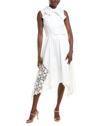 Oscar De La Renta Maxi Dress In White