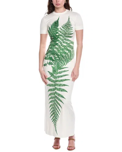 Oscar De La Renta Maxi Dress In White