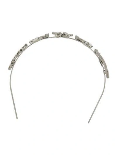 Pre-owned Oscar De La Renta Metal Embellished Headband