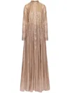 Oscar De La Renta Hemdkleid Im Metallic-look In Rosa
