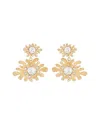 Oscar De La Renta Mini Cactus Wavy Drop Earrings