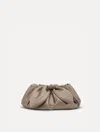 Oscar De La Renta Mini Satin Bow Clutch