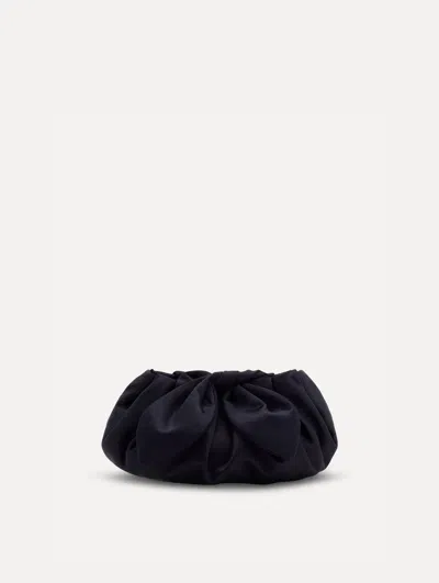 Oscar De La Renta Mini Satin Bow Clutch