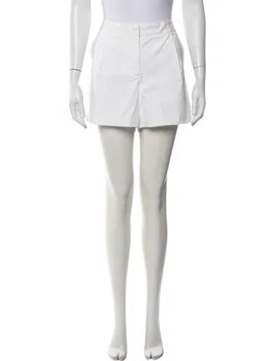 Pre-owned Oscar De La Renta Mini Shorts In White