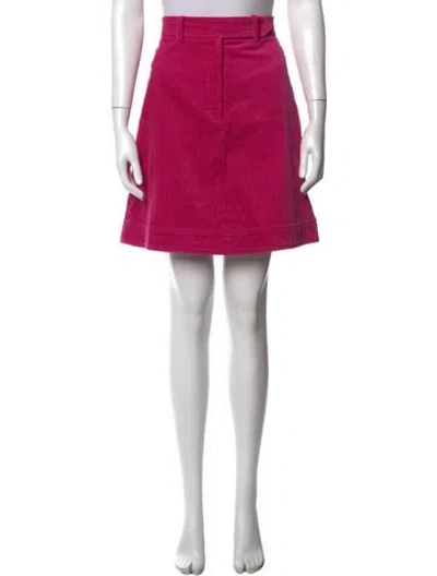 Pre-owned Oscar De La Renta Mini Skirt In Pink