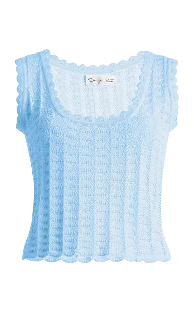 Oscar De La Renta Moda Operandi In Blue