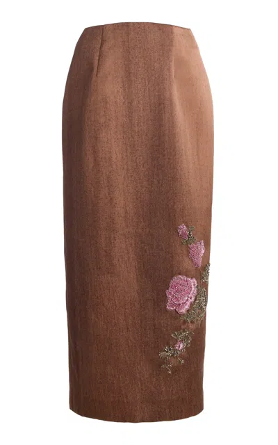 Oscar De La Renta Moda Operandi In Brown