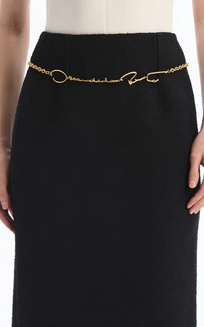 Oscar De La Renta Moda Operandi In Gold