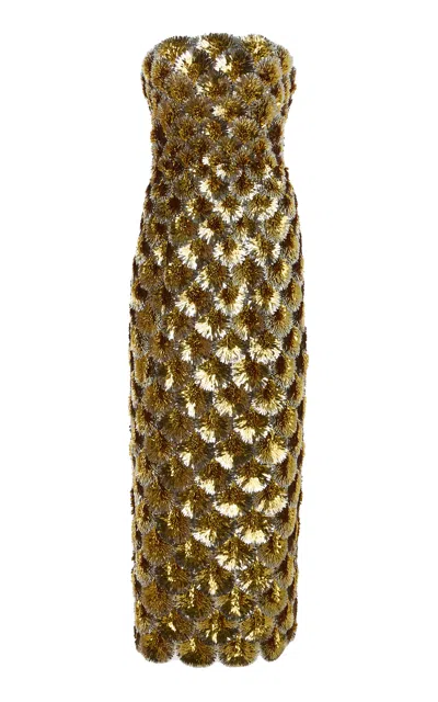 Oscar De La Renta Moda Operandi In Gold