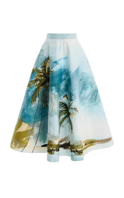 Oscar De La Renta Moda Operandi In Blue