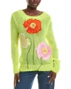Oscar De La Renta Ladies Knit Pull In Green