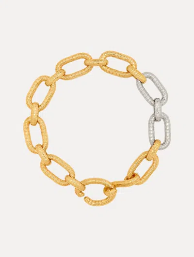 Oscar De La Renta Mosaic O Chain-link Necklace