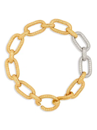 Oscar De La Renta Mosaic O Halskette In Gold