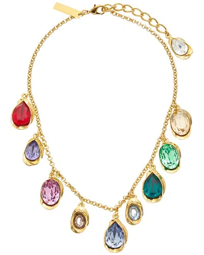 Oscar De La Renta Multicolored Necklace In Gold