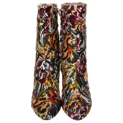 Pre-owned Oscar De La Renta New  2019 Kendall Jenner Laura Dern Booties Boots Sz 38 $1525 In Black