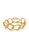Oscar De La Renta O Chain-link Bracelet In Gold