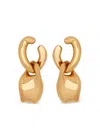 Oscar De La Renta O Double Drop Earrings In Gold