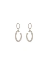 Oscar De La Renta Signature O Hoop Earrings In Silver
