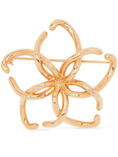 OSCAR DE LA RENTA O FLOWER BROOCH