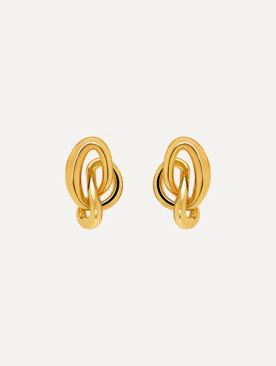 Oscar De La Renta O Knot Earrings