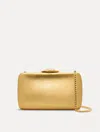 Oscar De La Renta O Metallic Minaudire