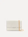 Oscar De La Renta O Pochette Leather Shoulder Bag