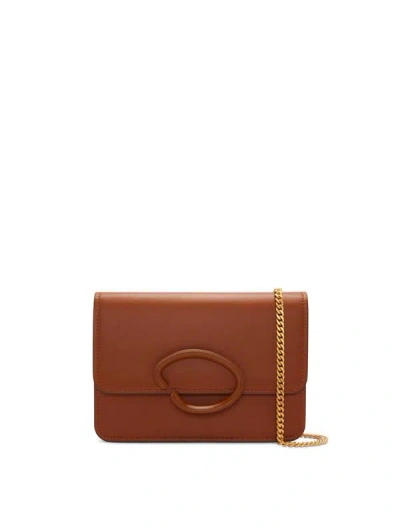 Oscar De La Renta O Pochette In Cognac