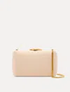Oscar De La Renta O Satin Minaudire In Pink