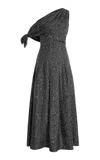 Oscar De La Renta One-shoulder Silk-twill Maxi Dress
