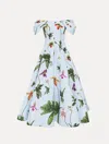 Oscar De La Renta Orchid Off-shoulder Faille Gown