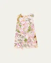 Oscar De La Renta Sleeveless Threadwork Embroidered Shift Dress In Multi