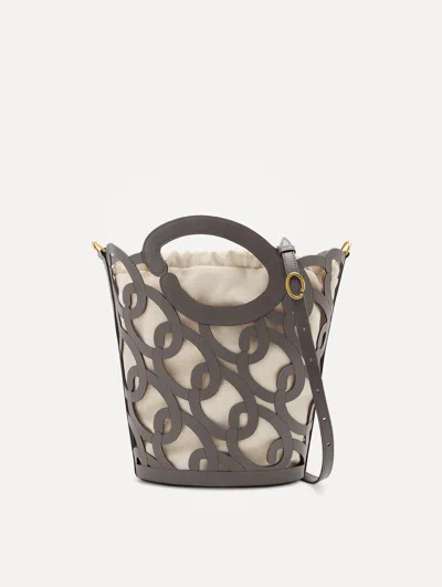 Oscar De La Renta Oscar Chain-link Leather Tote