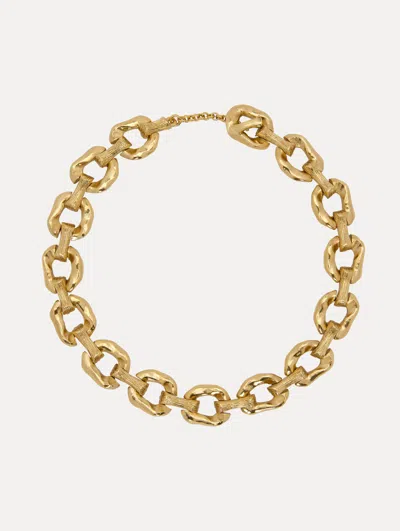 Oscar De La Renta Oversized Chain-link Necklace