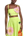 Oscar De La Renta Oversized Poppies Cr In Multi