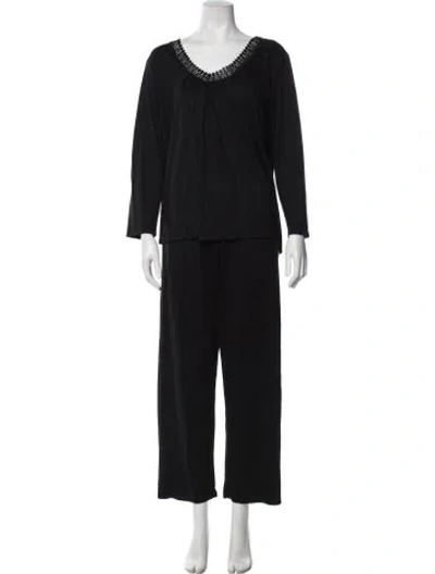 Pre-owned Oscar De La Renta Pajamas In Grey