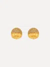 Oscar De La Renta Pav Artichoke Earrings