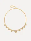 Oscar De La Renta Pav Scallop Necklace